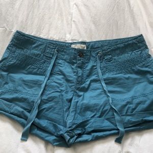 Old navy teal cotton shorts